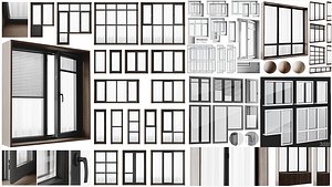 Windows Set 66 pieces model
