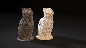 3D Cat decor