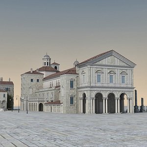 3D Old Town 20 model