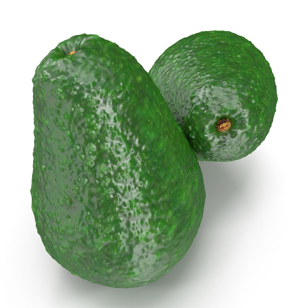 Avocado 3 3D model preview