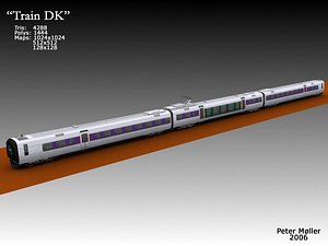 train denmark transport 3d max