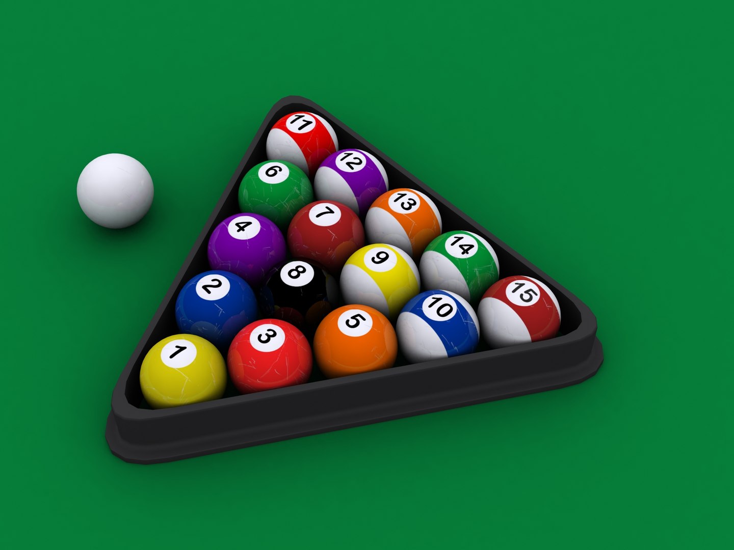 This folder includes all 3dsmax files of models such as billiards