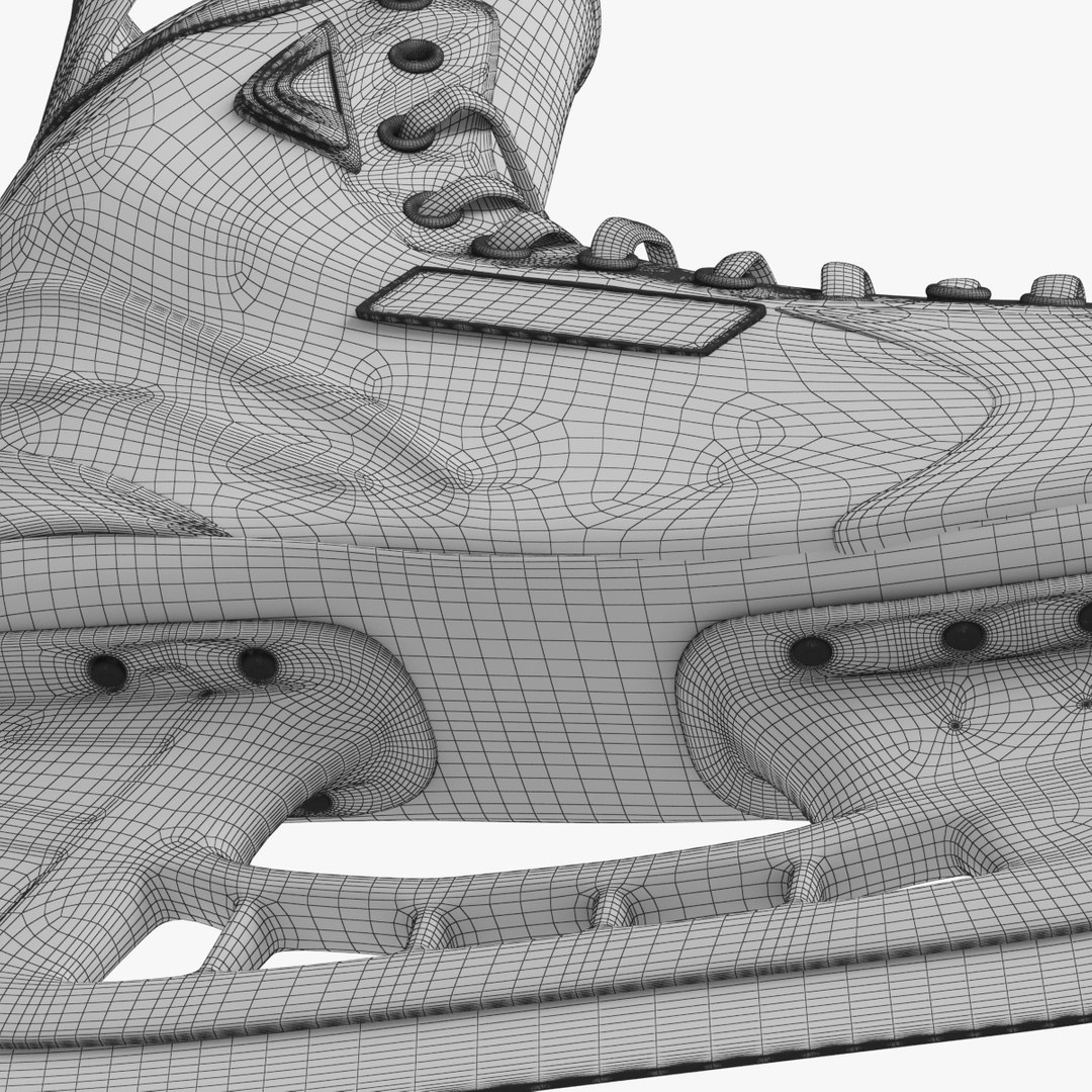 3d Ice Hockey Skates Bauer Model