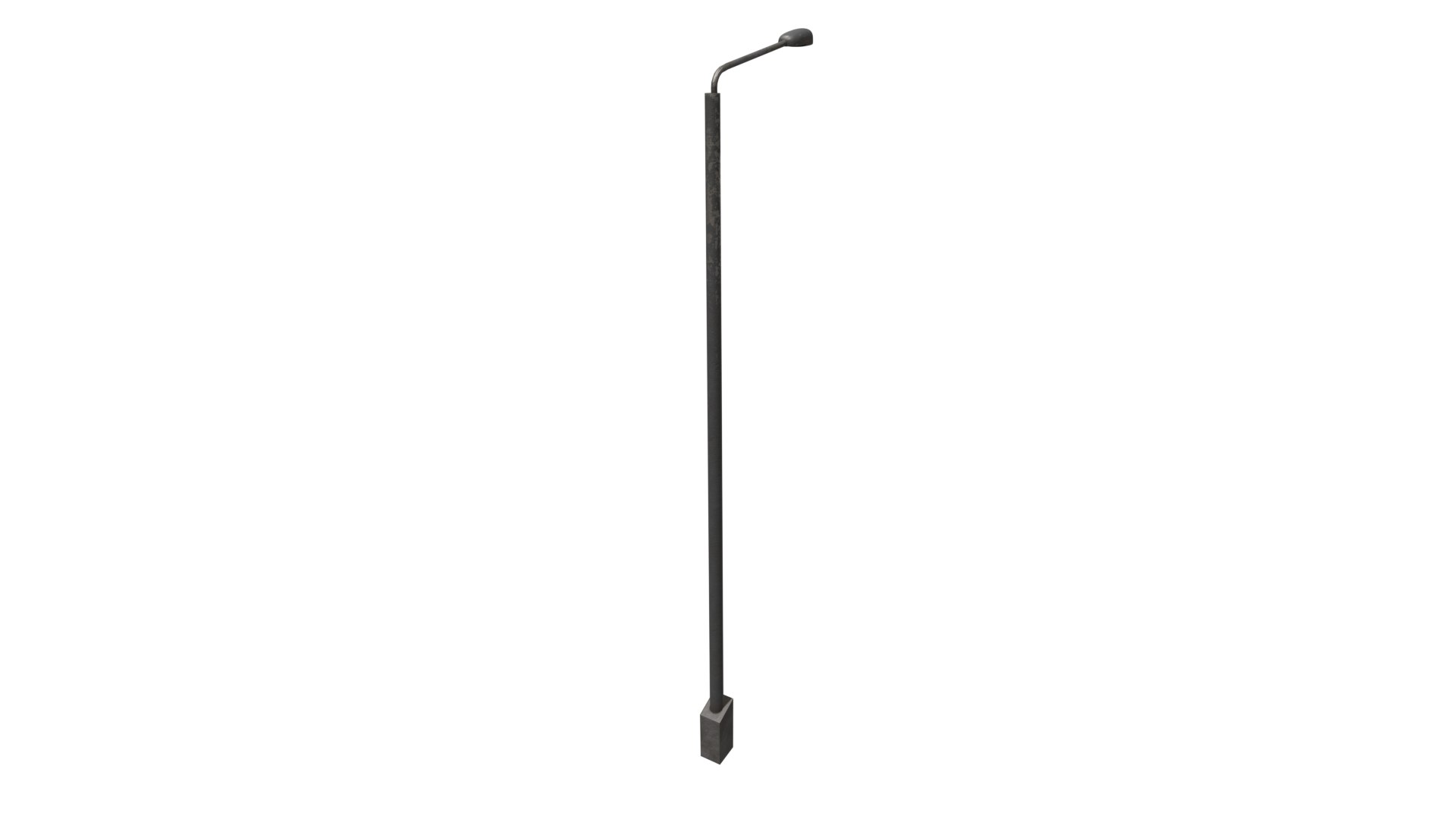 3D Lamp Post Low Poly PBR - TurboSquid 2376531