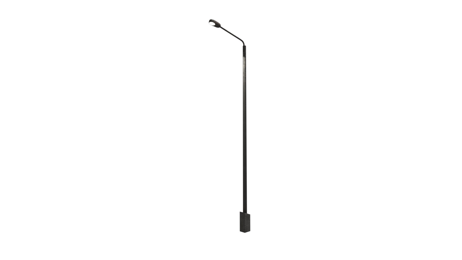 3D Lamp Post Low Poly PBR - TurboSquid 2376531