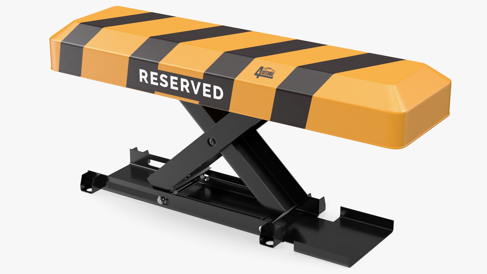 4Secure Automatic Car Parking Space Lock 3D model preview