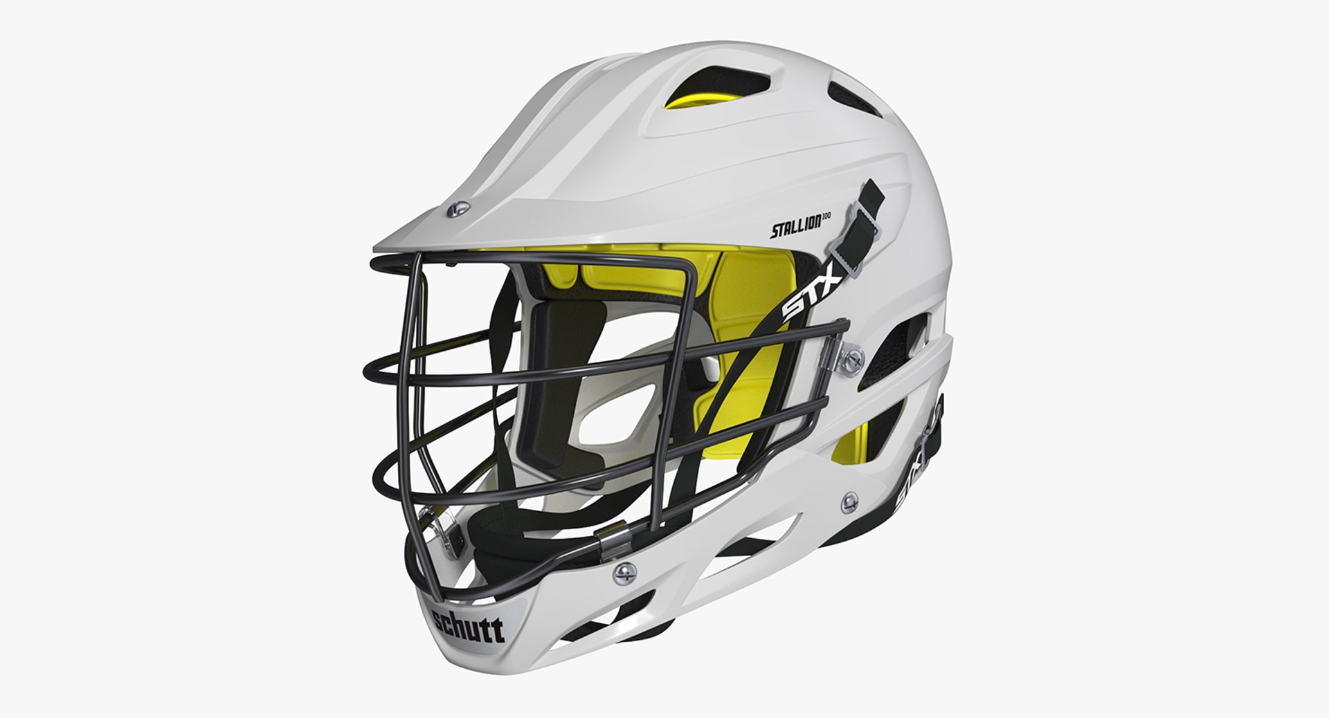 Lacrosse Helmet 3D model preview