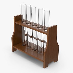 3D Test Tube Rack model