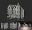 Old Abandoned Houses collection 3D model