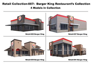 3D burger king model