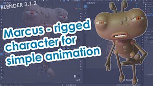 Animated Character IF IK rig Ant