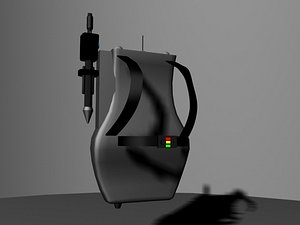 proton gun ghostbuster 3d model