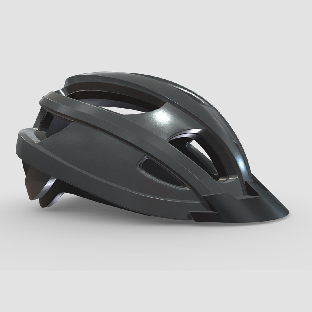 3D Bike Helmet Low Poly PBR Realistic model - TurboSquid 1930510