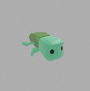 turtle rigged 3D