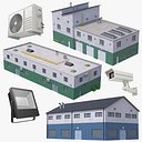 3 Industrial Buildings Collection