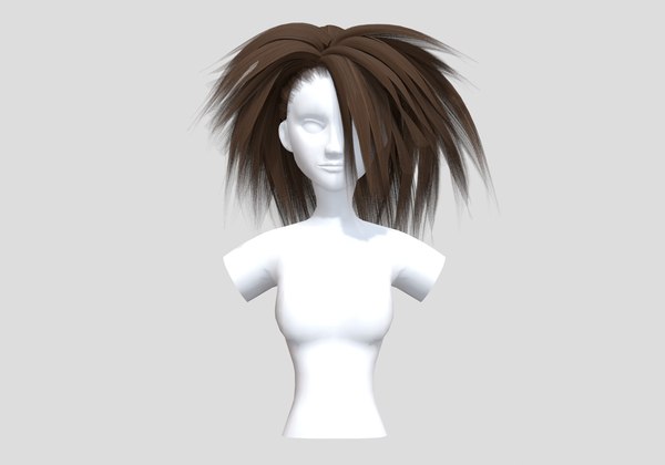 Thick Bangs Hairstyle - 3D Model by nickianimations