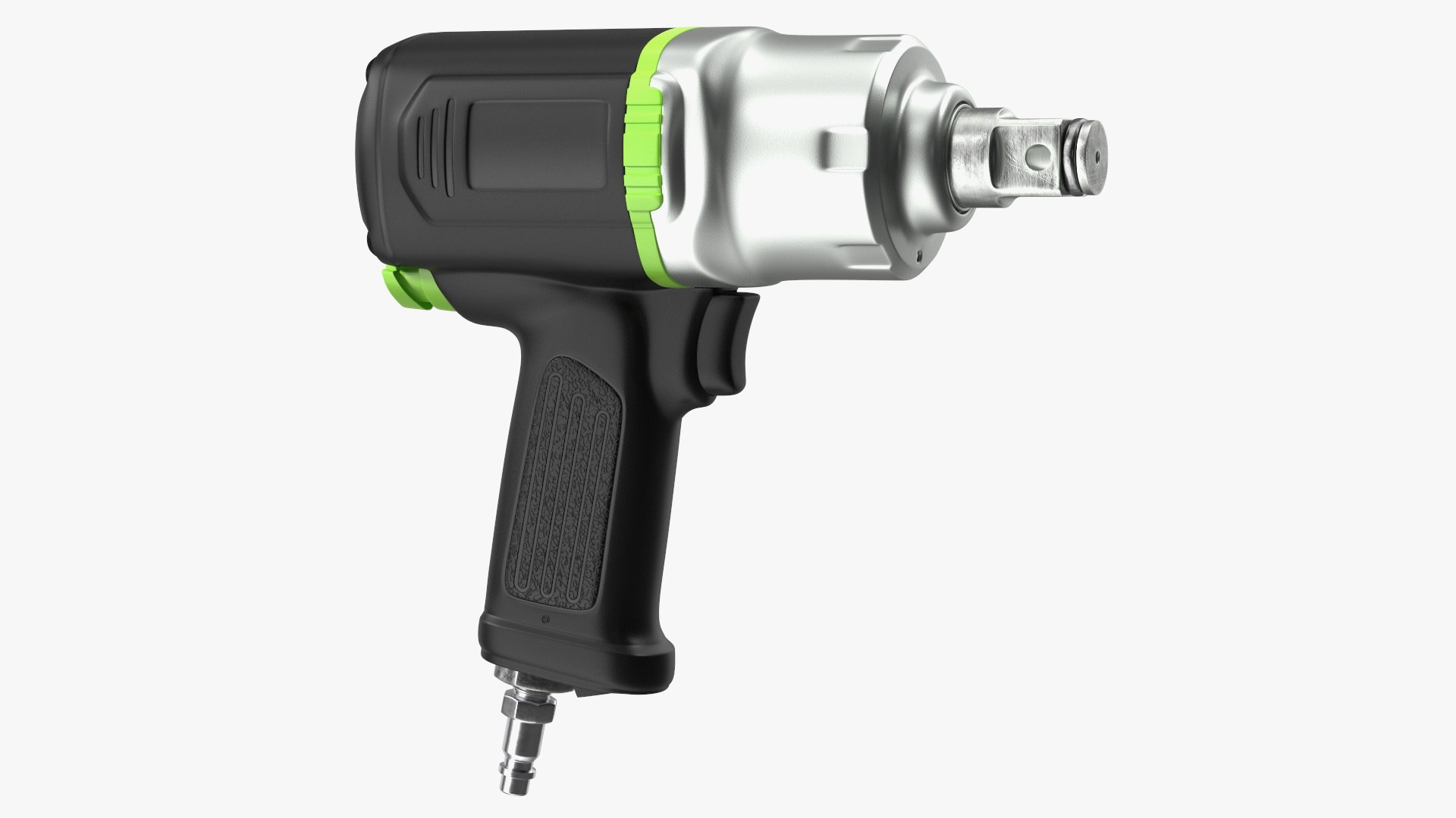 Air Impact Wrench 3D model preview