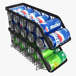 Stackable Soda Can Dispenser 3D