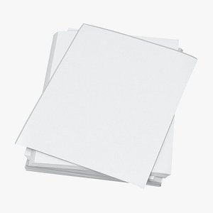 Small Stack of Paper Sheets 02