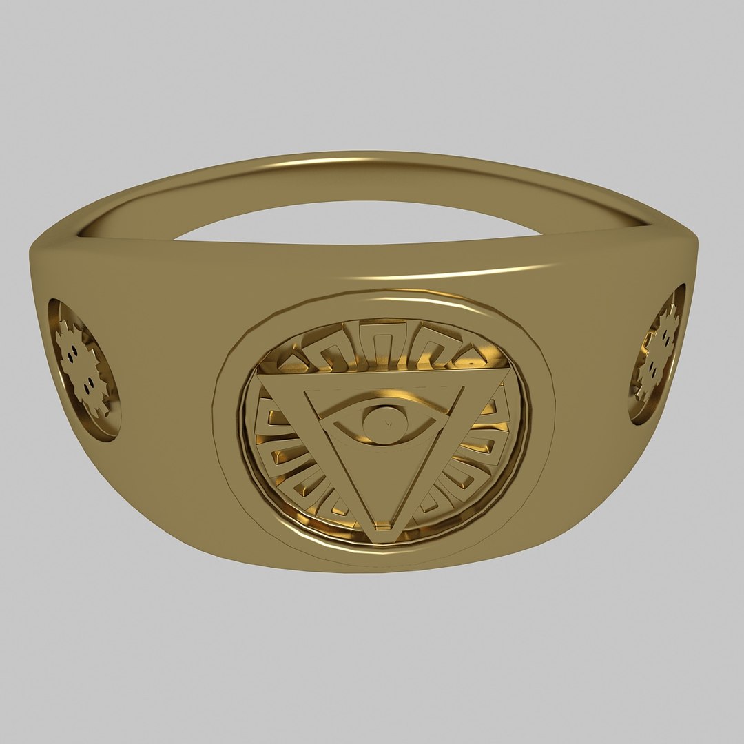 Illuminati Ring 3D - TurboSquid 1342063