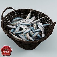 Fish in Wicker Basket