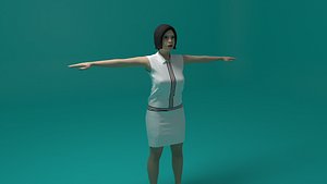 Tennis Player Woman model