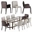Chaise Natuzzi Ambra Set de table Ambre