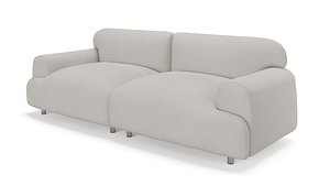 3D model MHYFC Oversize Deep Seat Sofa Loveseat Couch