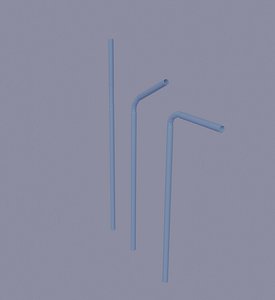 3D blue