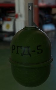 3d rgd-5 hand grenade remote