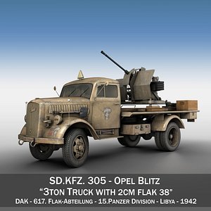 sd - opel blitz 3D model