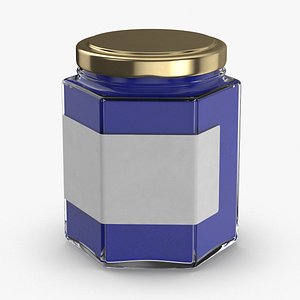 Natural Pigment in Glass Jars - Blue