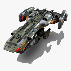 PROTEUS Frigate Spacecraft 3D model