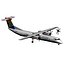 3d q400 bombardier airliner model