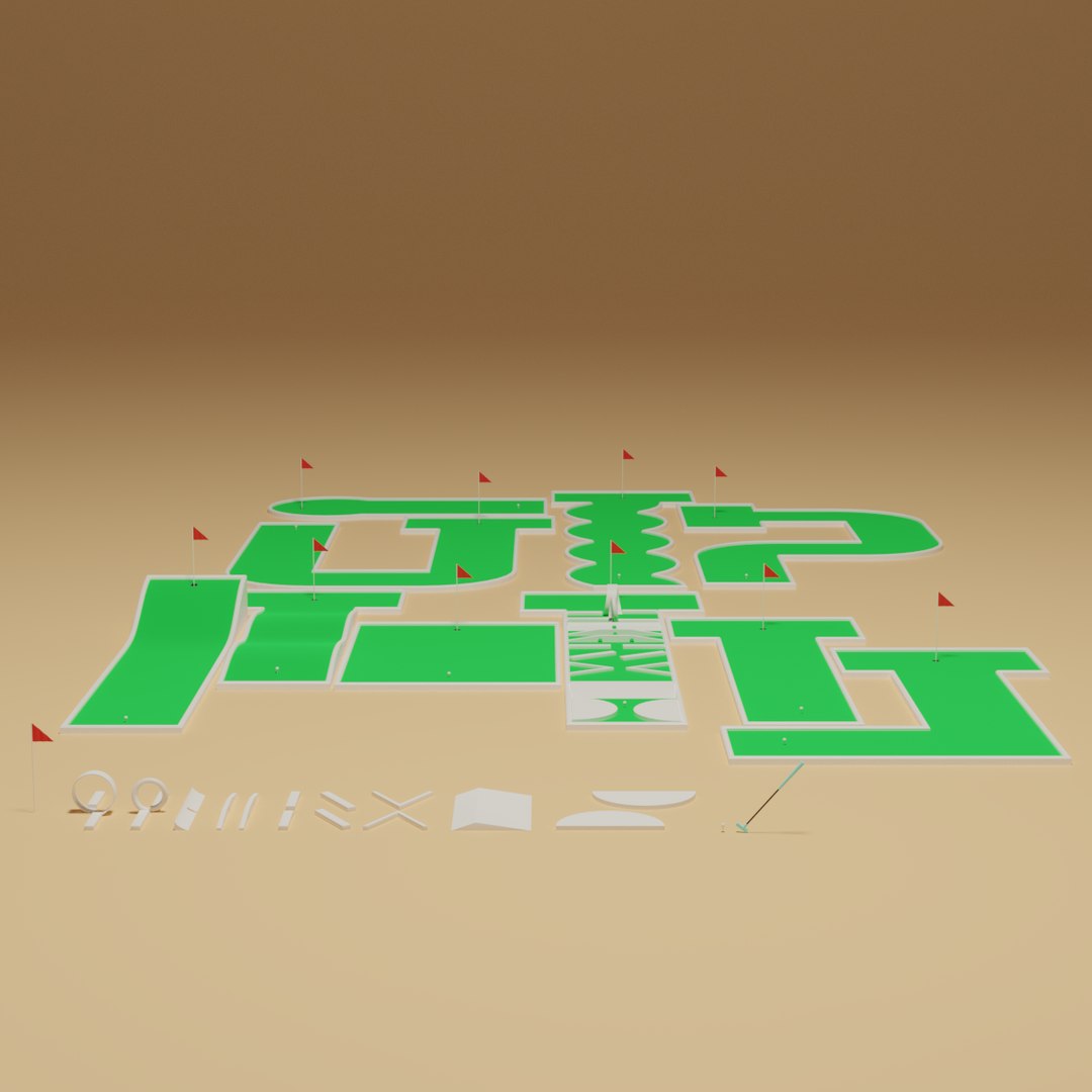3D mini golf course model https://p.turbosquid.com/ts-thumb/2Q/P6O8A3/VR/0/png/1608203872/1920x1080/fit_q87/4c96951910bfd0f3fefd81c05e348bf83c0675ce/0.jpg