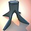 realistic azadi tower 3d c4d