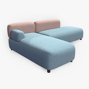 Chubby Modern Corner Sofa - S005