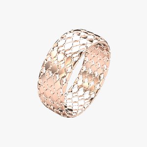 3D Geometric Lattice Mesh Ring model