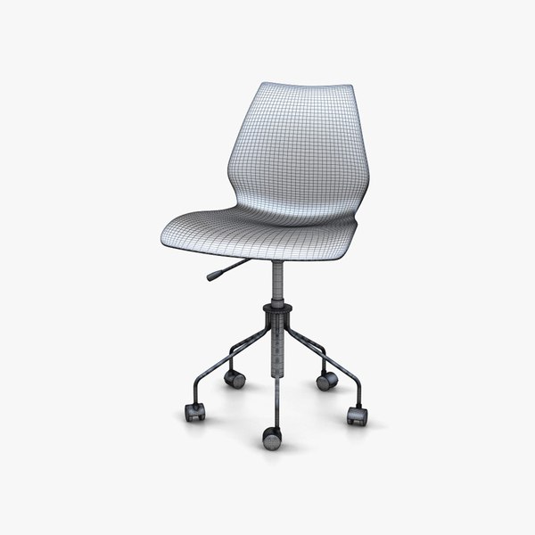 Kartell Maui Office chair 3D TurboSquid 1935172