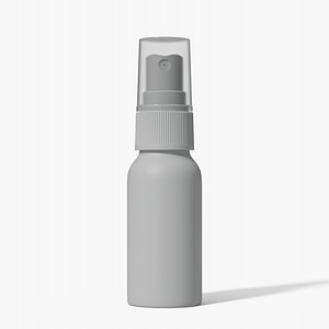 Plastic cosmetic bottle with sprayer 50 ml