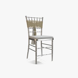 Event Chiavari Chairs Silver 3D