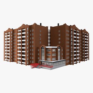 Residential City Apartment Building