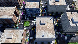 A glimpse of the city