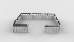 Concrete Wall 3D model