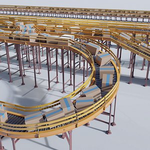 3D conveyor belt