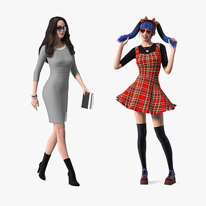 3D Chinese Woman Collection