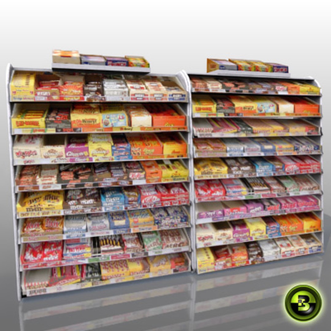 3dsmax Gas Station Rack
