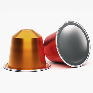 Nespresso capsule pod 3D model