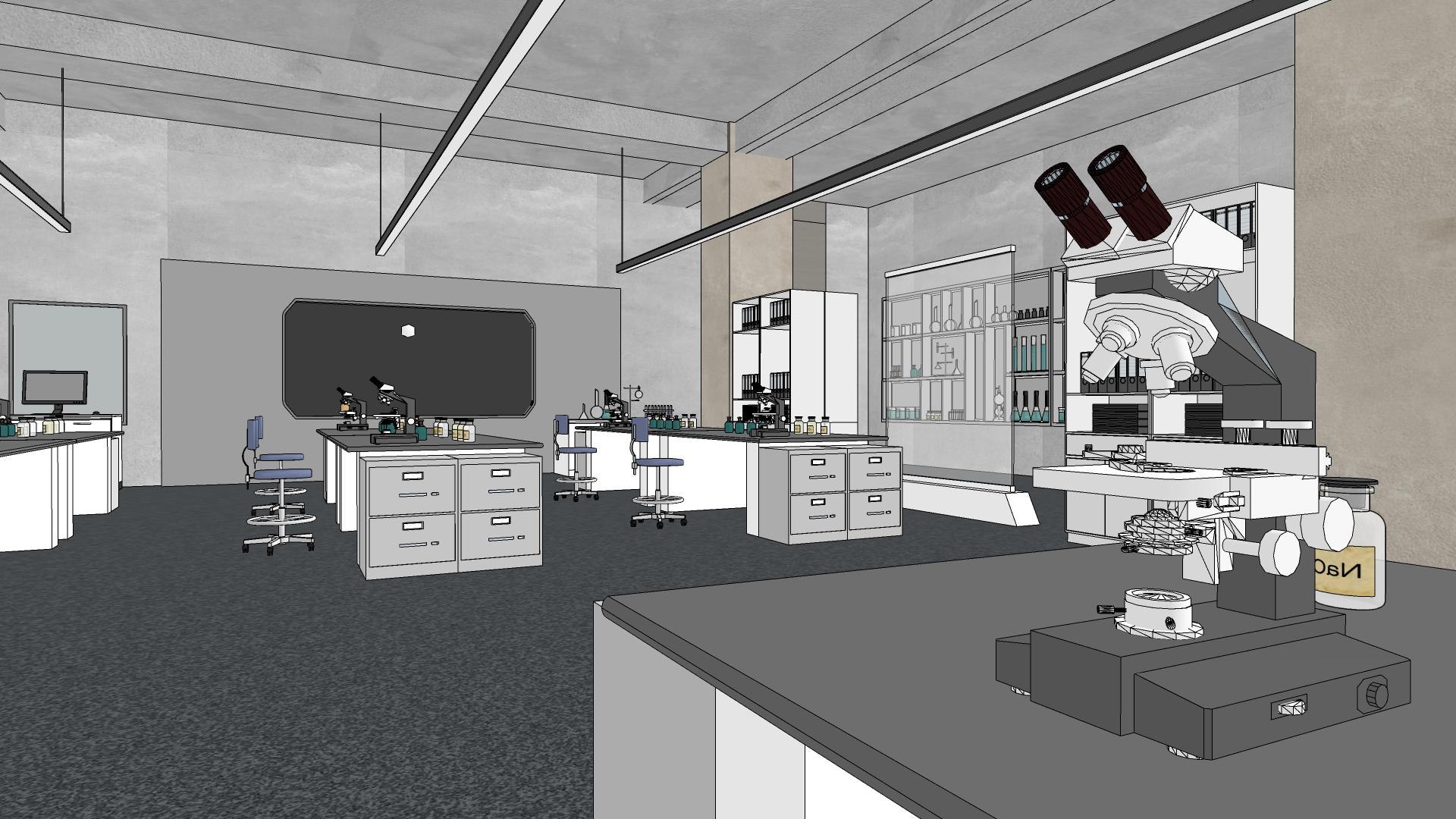 Laboratory 3D TurboSquid 1988741
