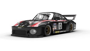 Porsche 93577 1977 Daytona 3D model